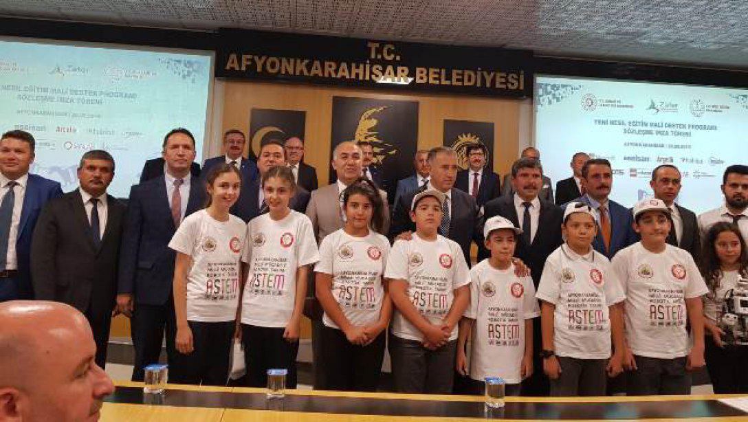Dinar İlçe Milli Eğitim Müdürlüğü Zafer Kalkınma Ajansı'nın desteklediği proje sözleşme imza töreni gerçekleşti.