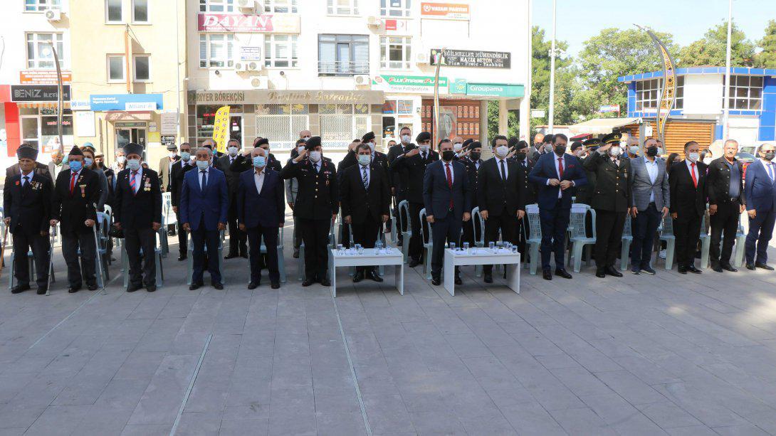 Dinar'da Gaziler Günü törenle kutlandı
