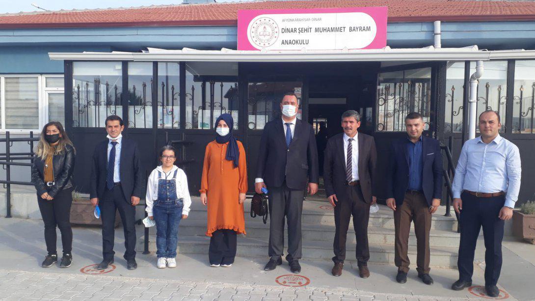 Dinar İlçe Milli Eğitim Müdürlüğümüz Okul Ziyaretlerine Devam Ediyor
