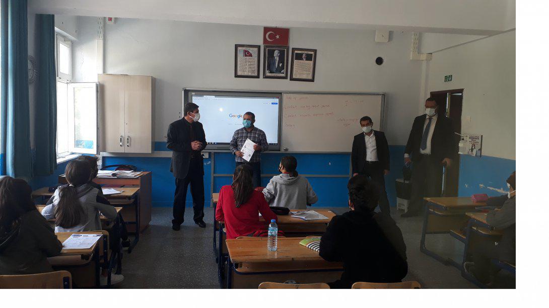 Dinar İlçe Milli Eğitim Müdürlüğümüz Tüm Okul ve Kurumlarımızı Ziyaretlere Devam Ediyor
