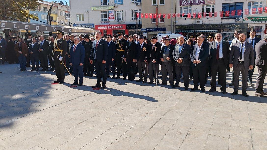 29 EKİM CUMHURİYET BAYRAMI ÇELENK SUNMA TÖRENİ