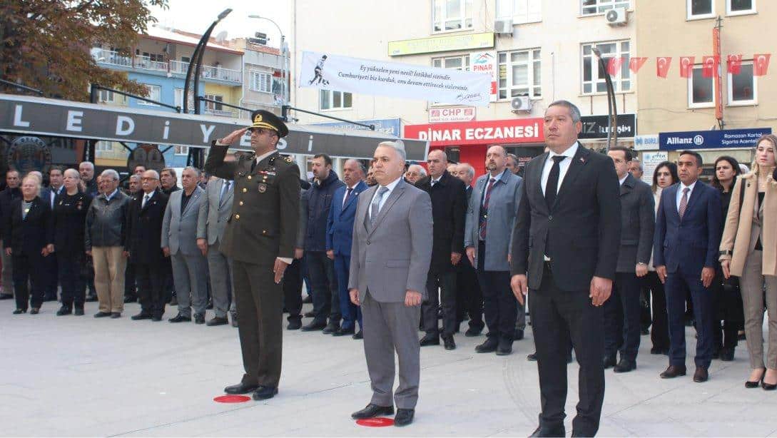 ULU ÖNDER GAZİ MUSTAFA KEMAL ATATÜRK'Ü SAYGI VE MİNNETLE ANIYORUZ